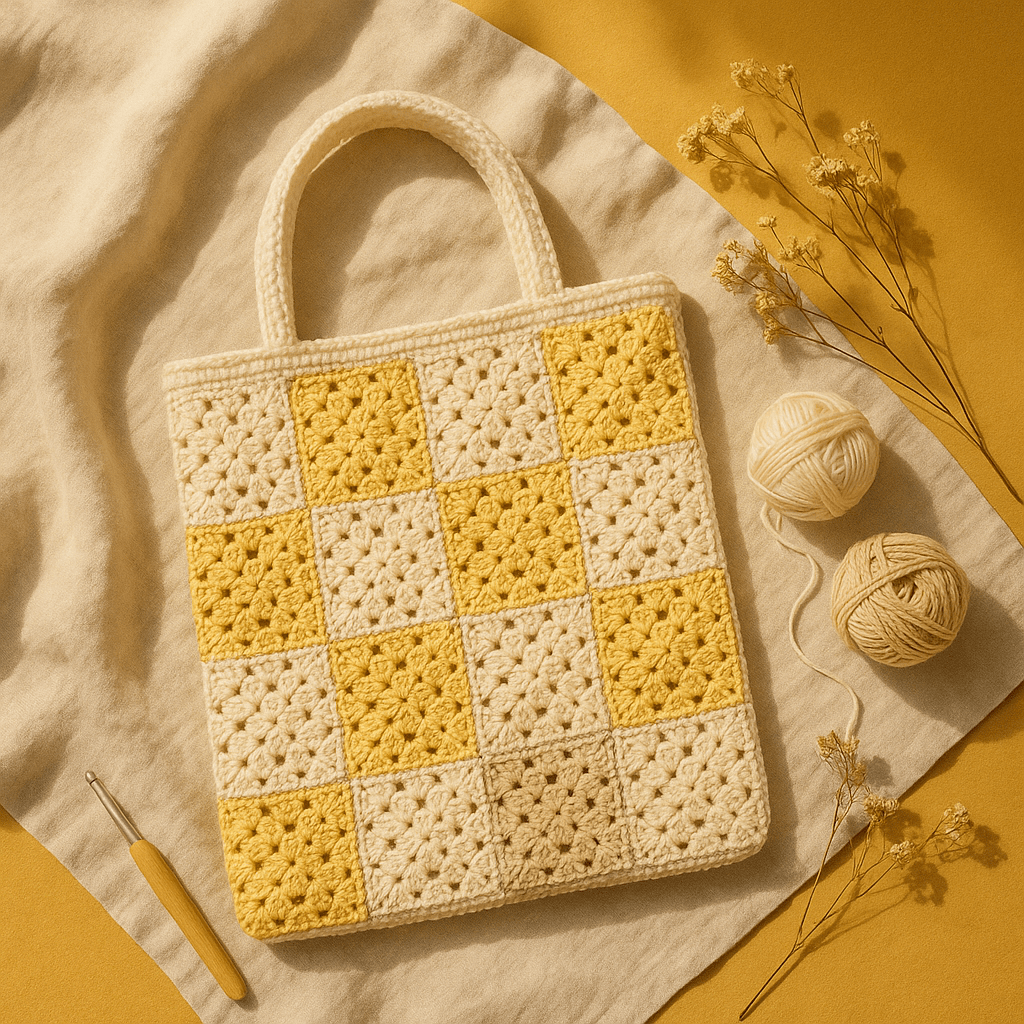 Sac en crochet fait main