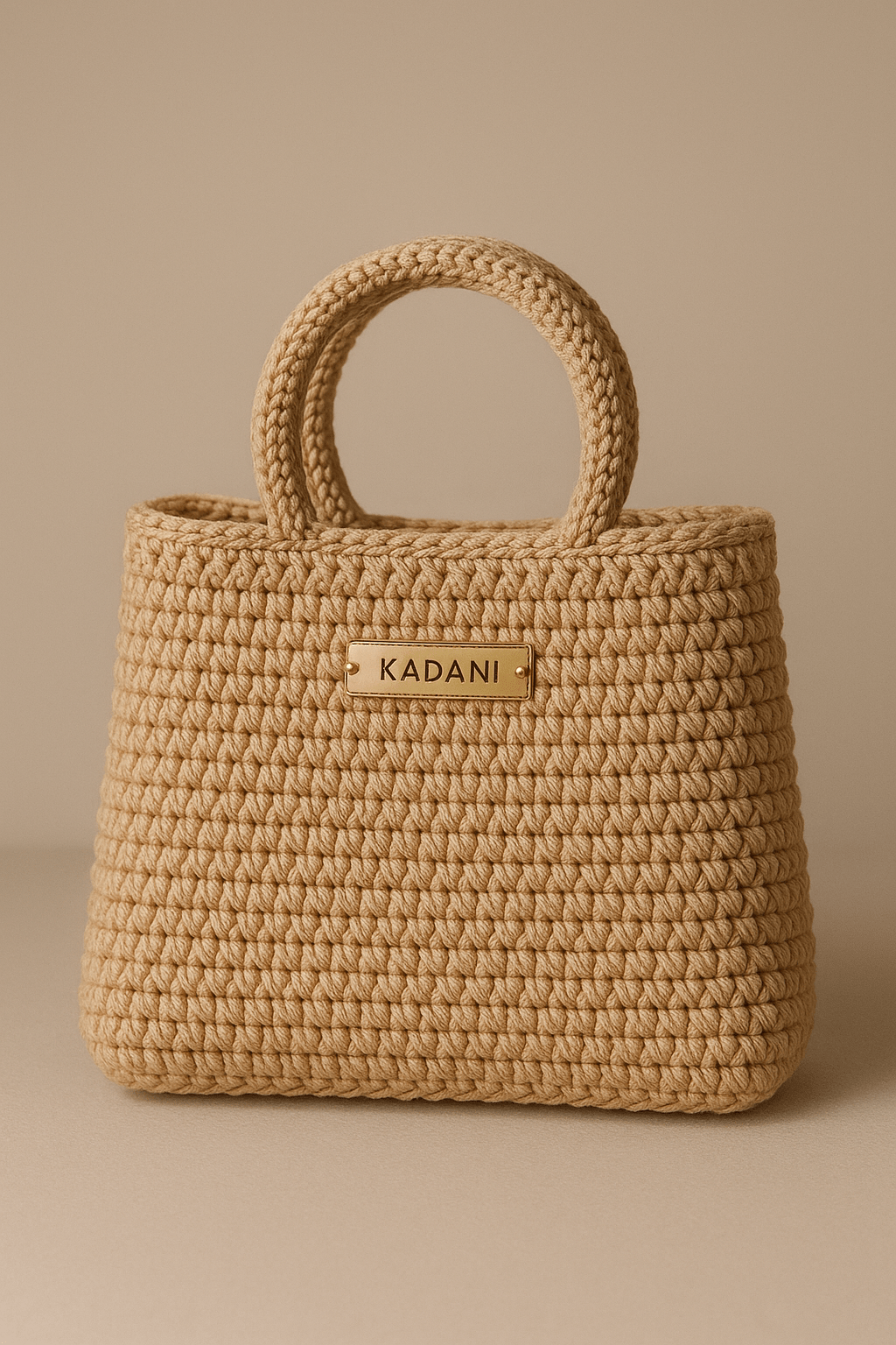 Sac crochet carré pastel